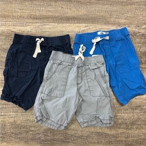 Old Navy Kids Shorts Trio - Navy, Gray, Blue